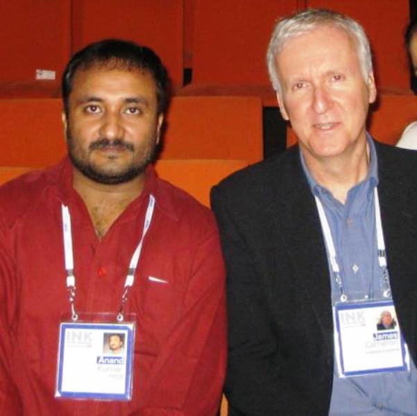 Anand Kumar With James Cameron