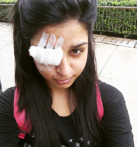 Jyoti Sharma eye surgery