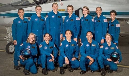 Raja Chari with other NASA's astronauts