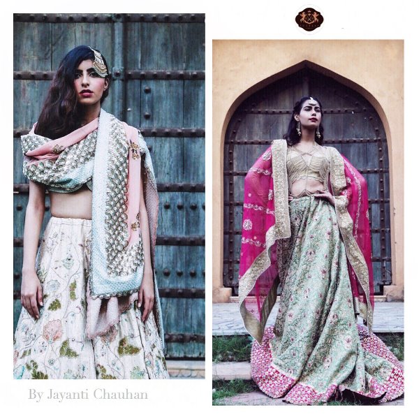 A photograph from the photoshoot done by Jayanti Chauhan for House of Kotwara
