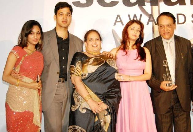 Vrinda Rai with her family