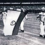 Balbir Singh with Indian Flag