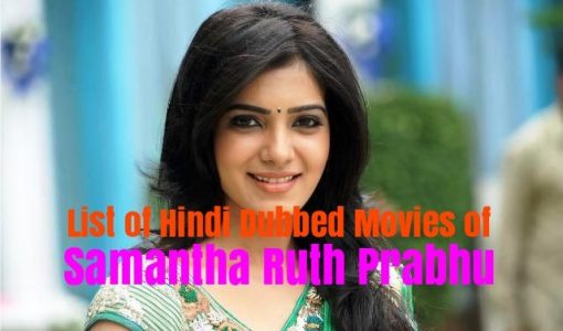 Hindi Dubbed Movies Of Samantha Ruth Prabhu