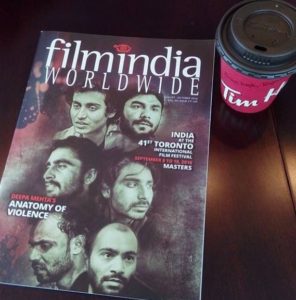 Jagjeet Sandhu on the cover of the FilmIndia Magazine