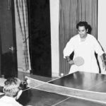 Kishore Kumar Playing Table Tennis