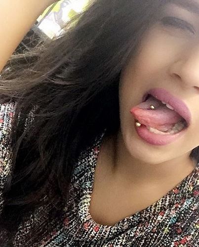 Naina Singh's Pierced Tongue