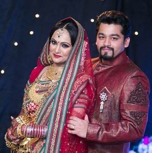 Afsana Ara Bindu's wedding picture