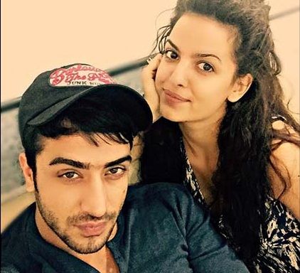 Aly Goni with his girlfriend Natasa