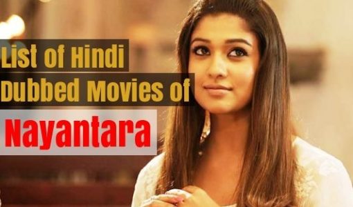 Hindi Dubbed Movies of Nayantara