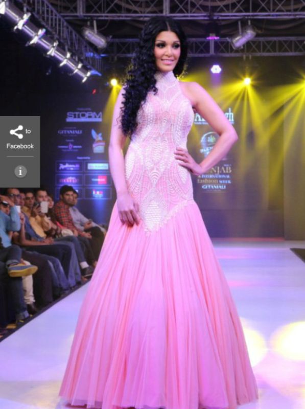 Koena Mitra during fashion show