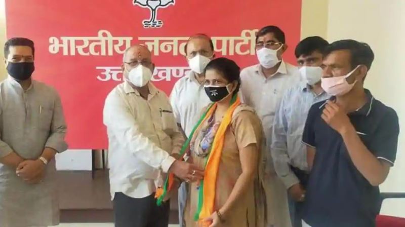 Shayara Bano joining the BJP in Dehradun