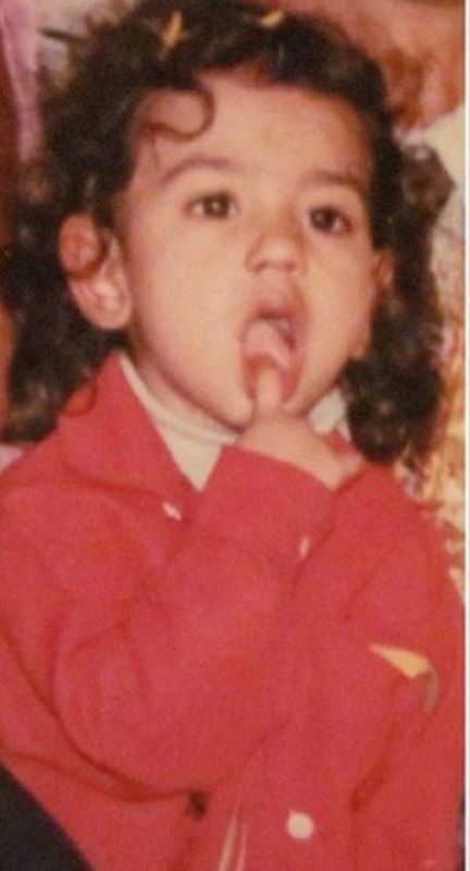 A Childhood Picture of Soundarya Sharma
