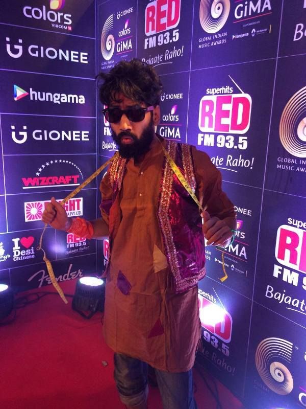 Abhilash Thapliyal at the GiMA Red Carpet Awards 2016
