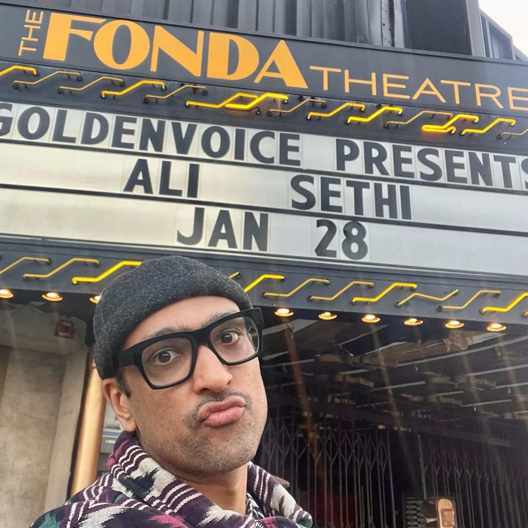 Ali Sethi during a concert at The Fonda Theatre