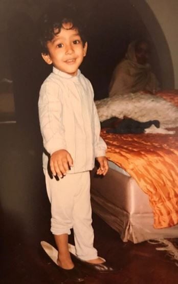 Ali Sethi during his childhood