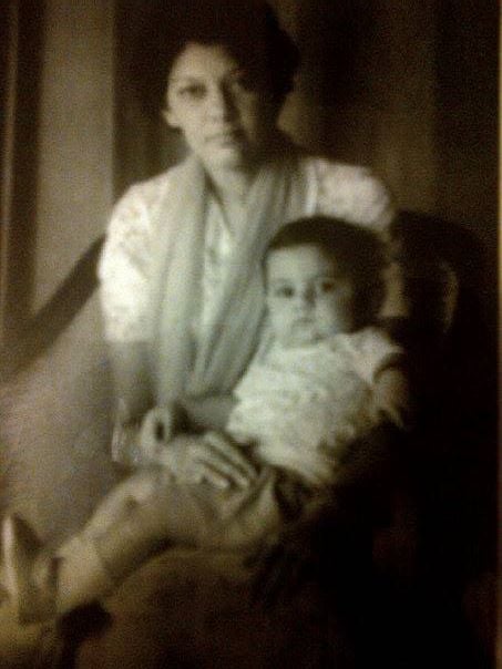 Cyrus Sahukar with his mother