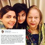 Hadiqa Kiani Clears The Rumour About Her Detention At The Heathrow Airport