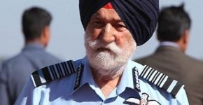 Indian Air Force Marshal Arjan Singh