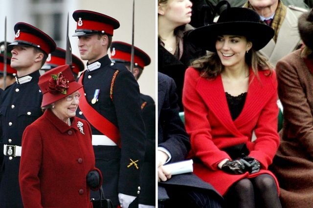 Kate Middleton at Prince Williams passing out Parade at the Royal Military Academy Sandhurst