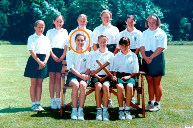 Kate Middleton's photo from her school days