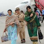 Mehbooba Mufti With Her Mother