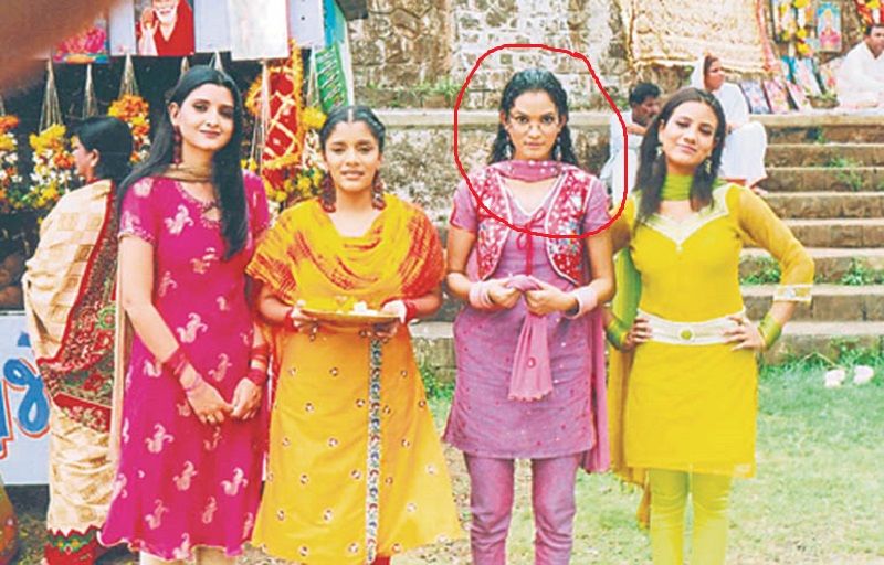 Neetha in the serial 'Ghar Ki Lakshmi Betiyann'