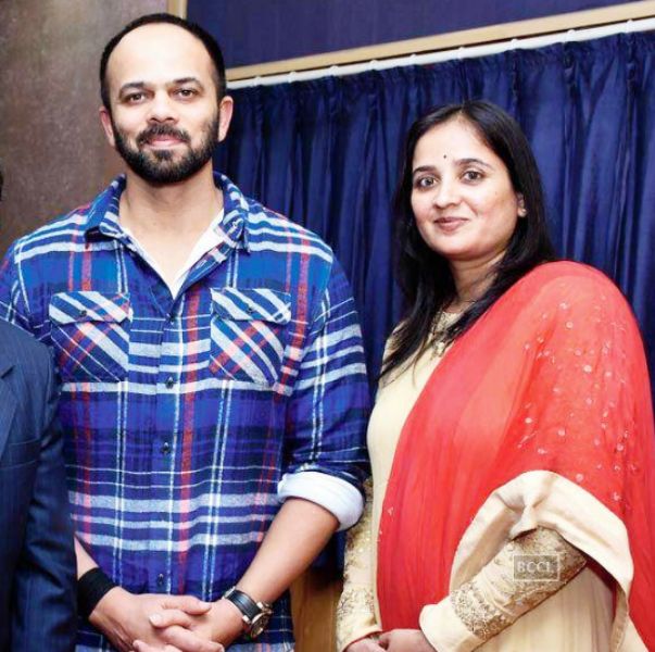 Rohit Shetty with his wife