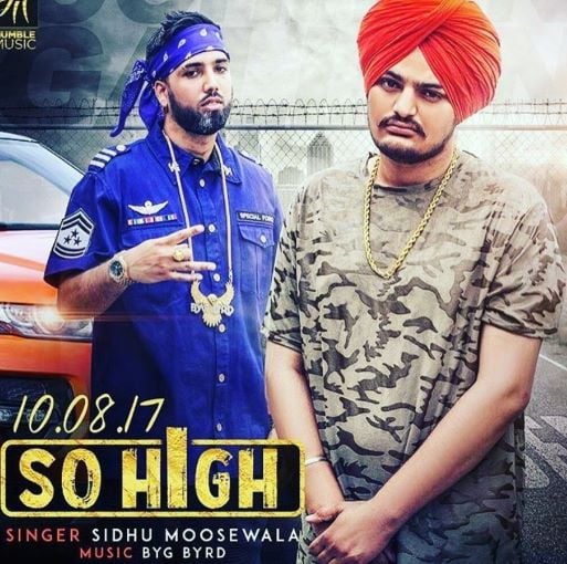 The poster of the song 'So High'
