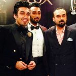 Umair Jaswal (C) With His Brothers Uzair Jaswal (L) and Yasir Jaswal (R)