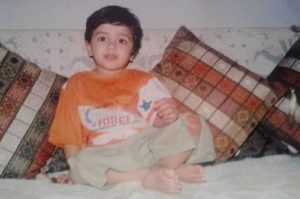 Vishesh Bansal in childhood