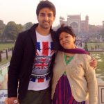Adhvik Mahajan With His Mother