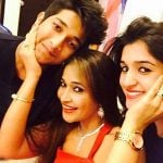 Nidhi Shah with mother and brother