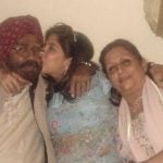Raymon Singh with parents