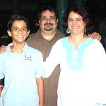 Ritwik Sahore with his parents