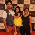 Sai Deodhar with husband and daughter