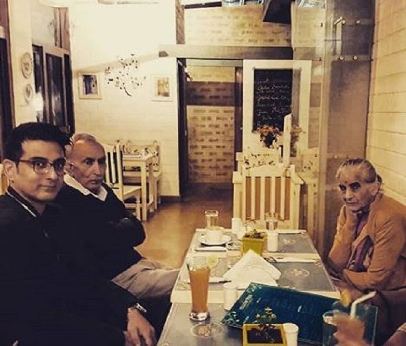 Samir Sharma With His Parents