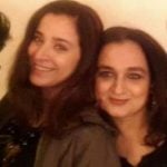 Simone Singh with sister