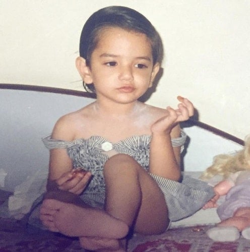 Vidushi Kaul's childhood picture