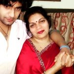 Winy Tripathi with his mother