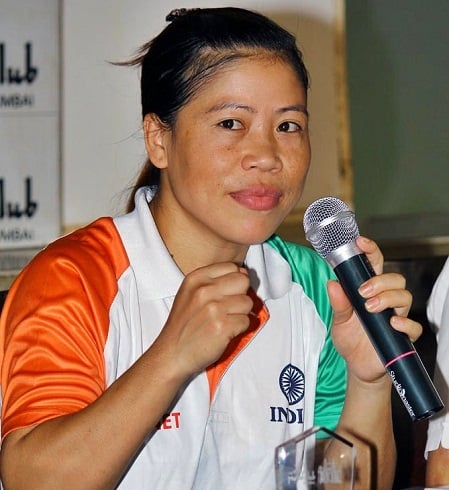 Mary Kom (Boxer) Height, Age, Husband, Children, Family ...