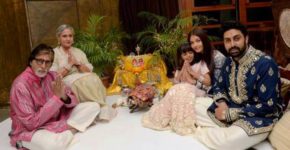 Amitabh Bachchan With Family