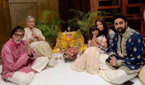Amitabh Bachchan With Family