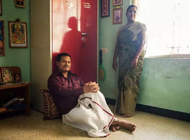 Arunachalam Muruganantha With His Wife
