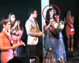 Deana Uppal after being crowned as Miss India UK 2012