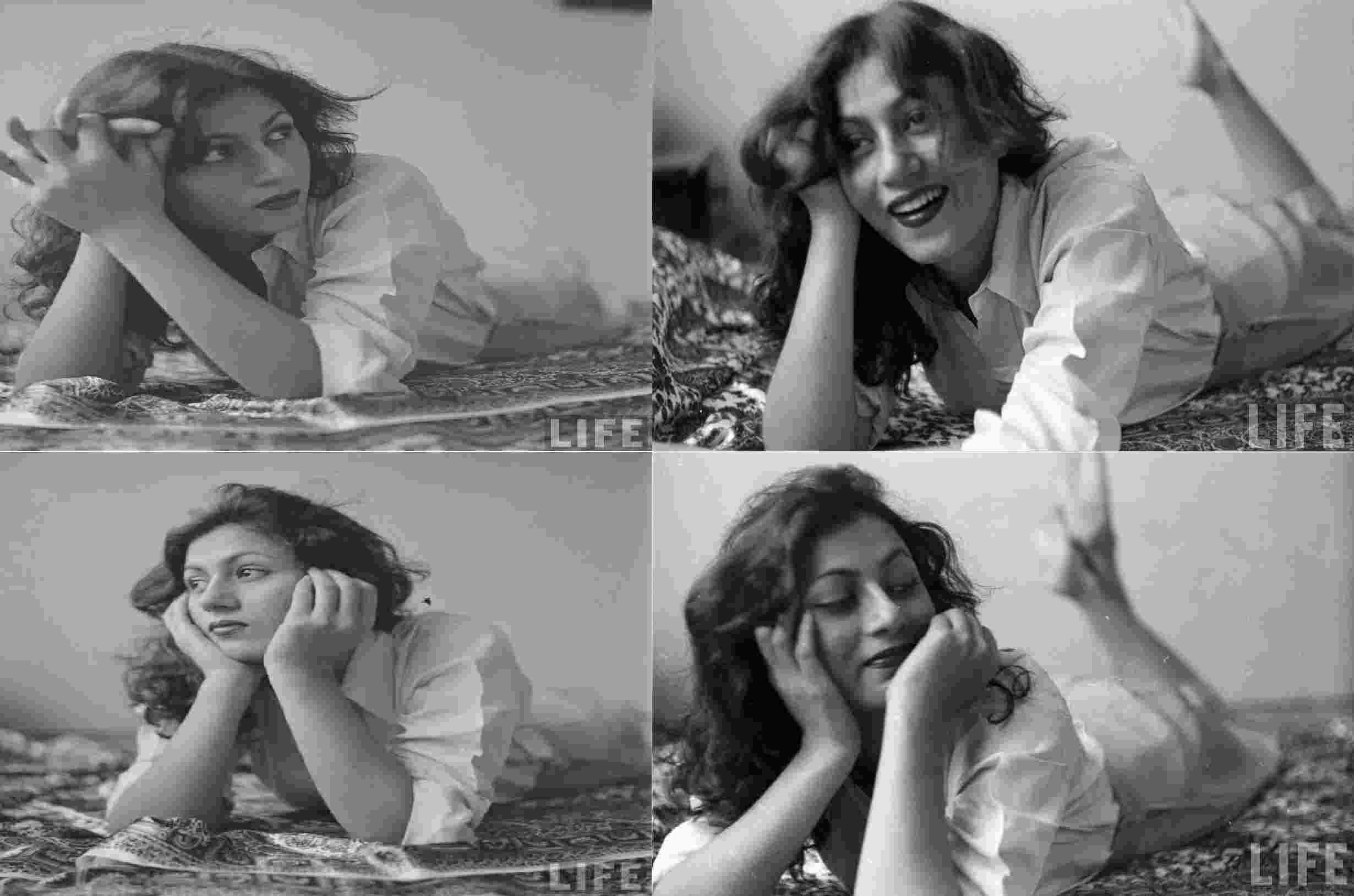 Madhubala's pictures featured in the LIFE magazine