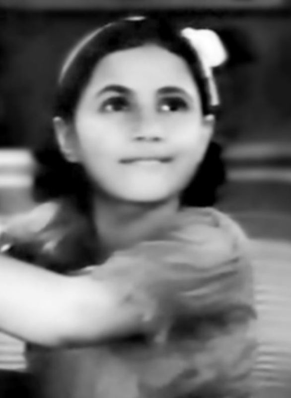 A childhood picture of Madhubala