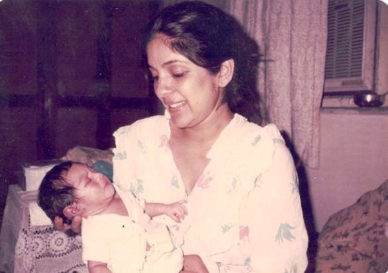 An Old Picture of Neena Gupta and Her Daughter