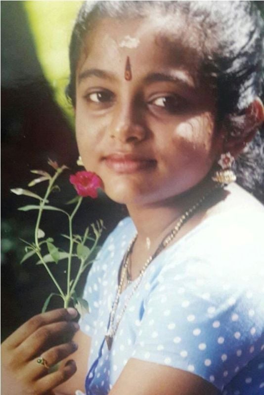 An Old Picture of Veena Nair