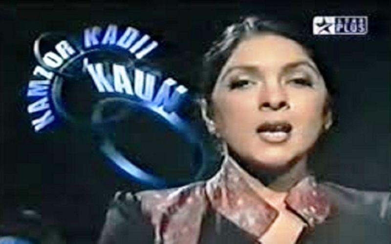 Neena Gupta as a Host in Kamzor Kadi Kaun