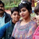Niveditha Gowda with family